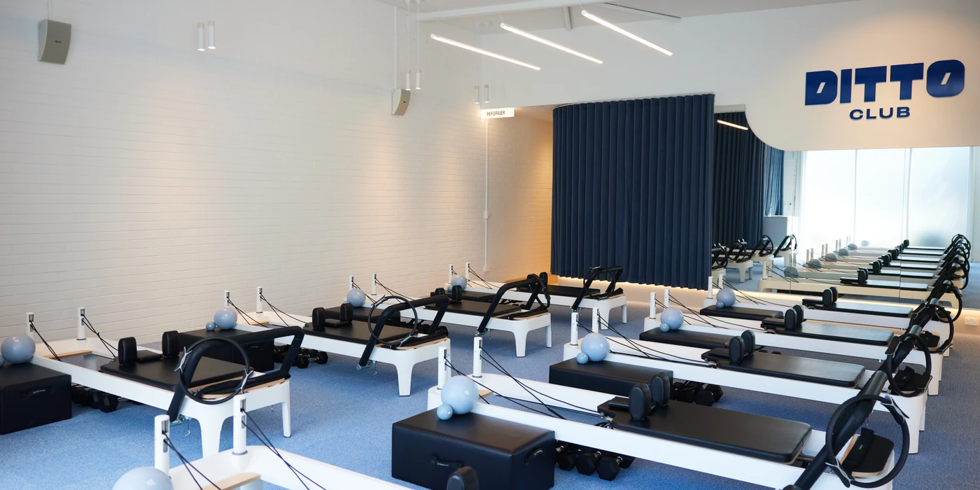 Reformer Pilates class at Ditto Club